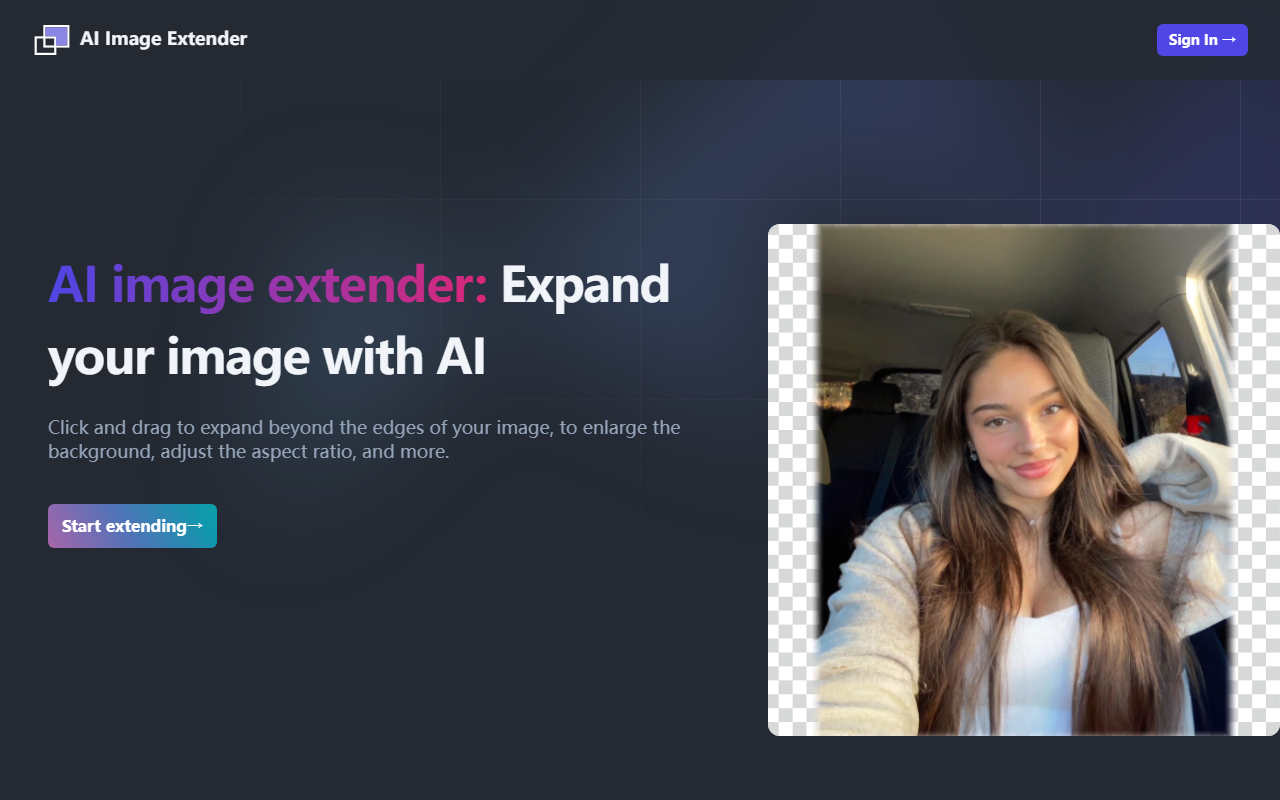 AI Image Extender screenshot