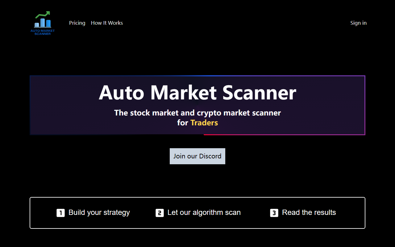 Auto Market Scanner screenshot