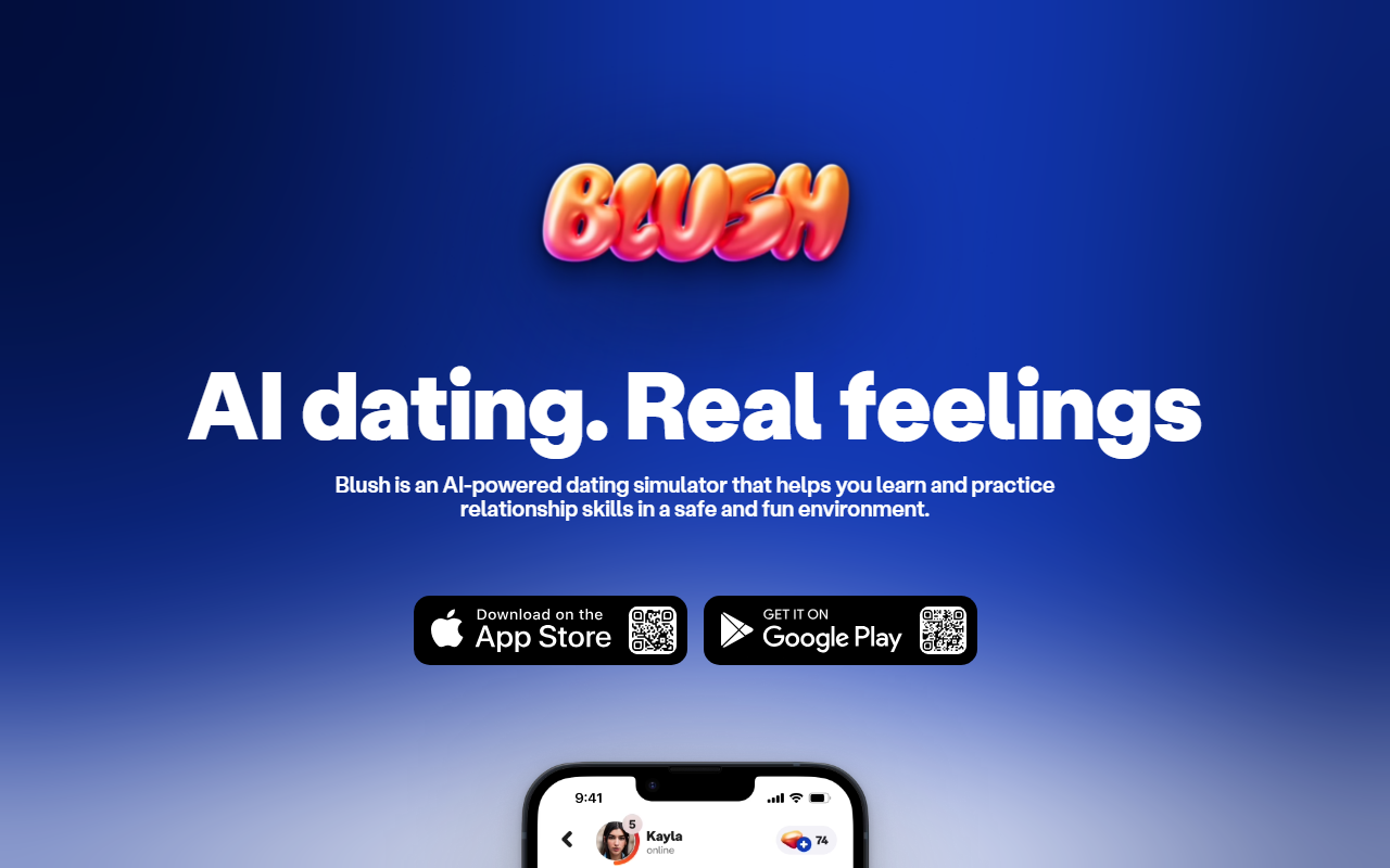 Blush screenshot