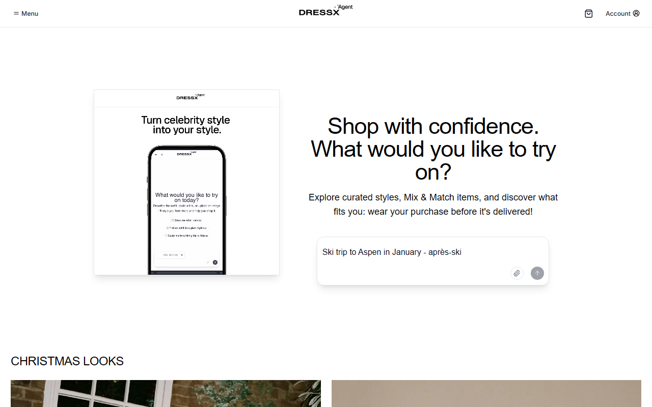 DRESSX screenshot