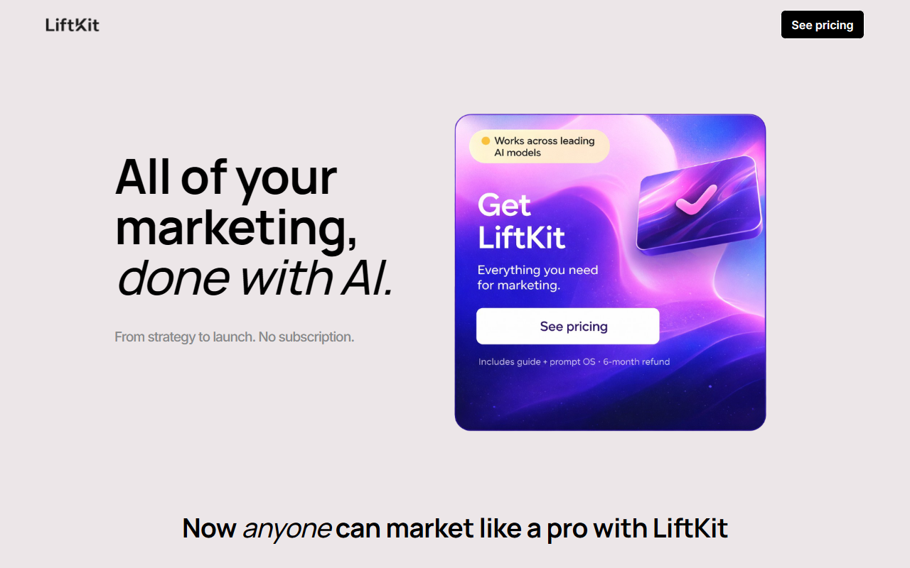 LiftKit screenshot