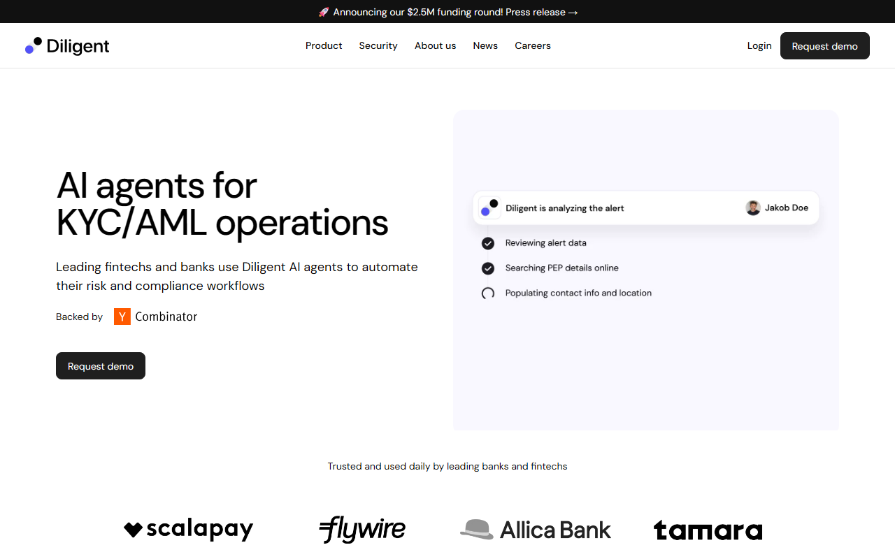 Godiligent screenshot