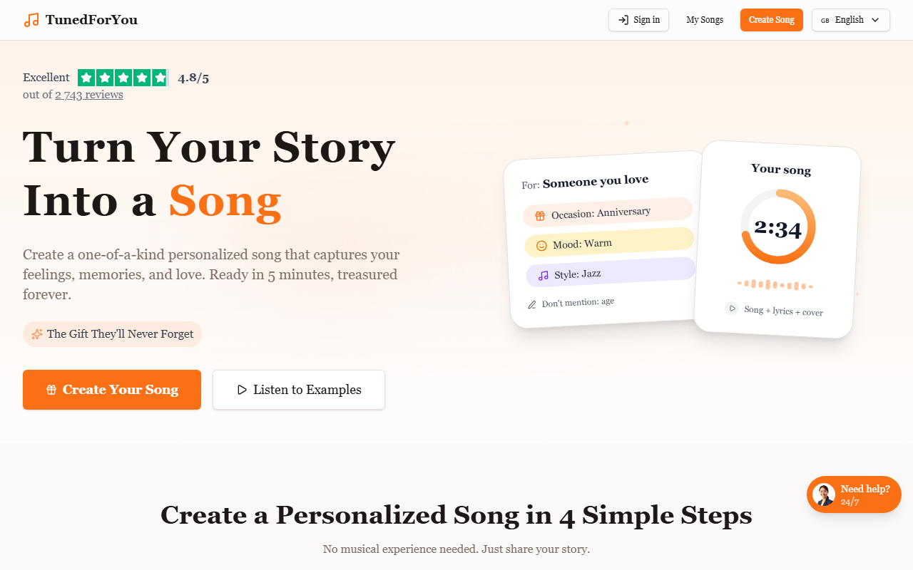 TunedForYou screenshot