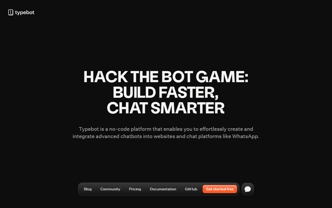 Typebot screenshot