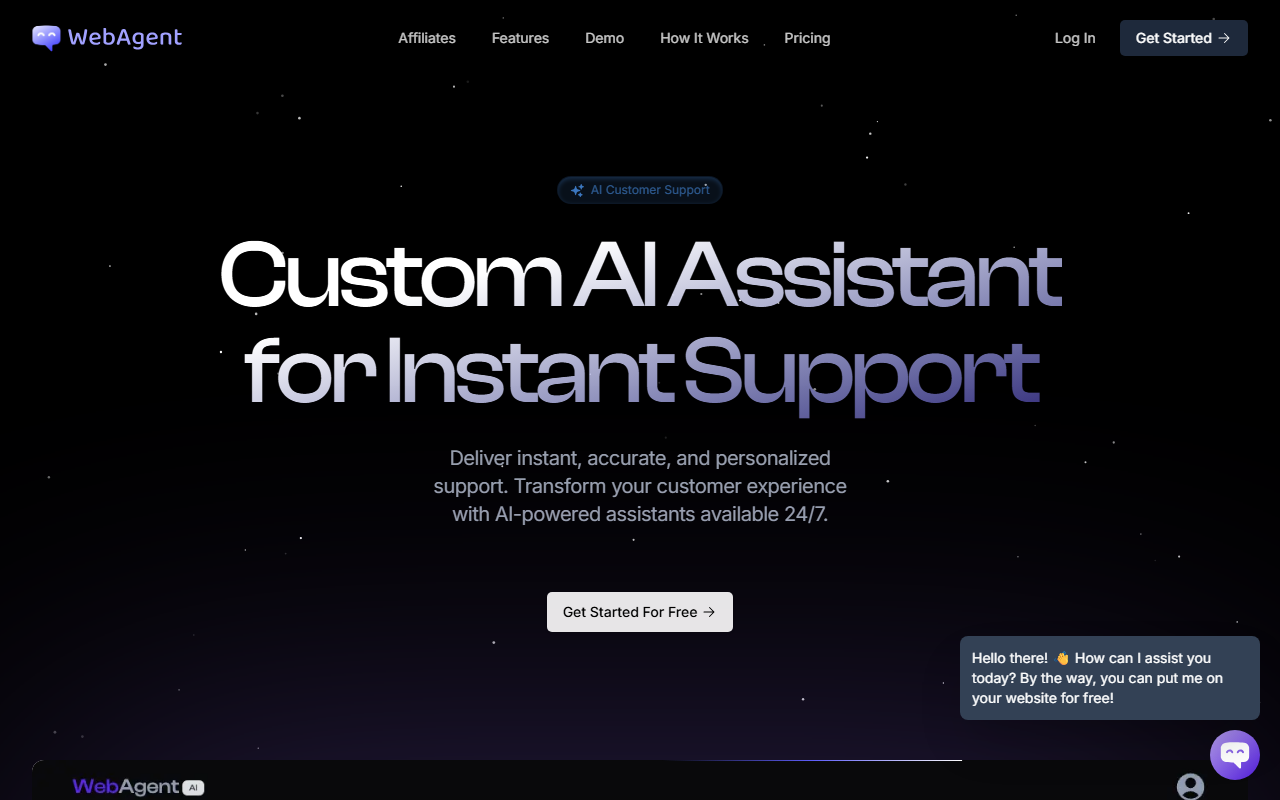WebAgent screenshot